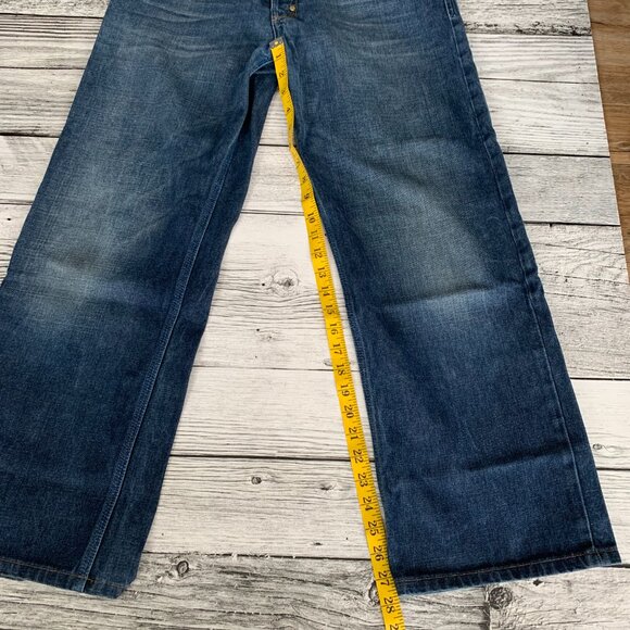 Diesel Jeans Kuratt Relaxed Fit Selvedge Denim Button Fly Jeans - Picture 14 of 15